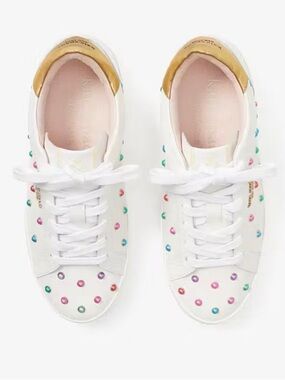 Kate Spade Ace Gem Studded Sneakers, 7.5